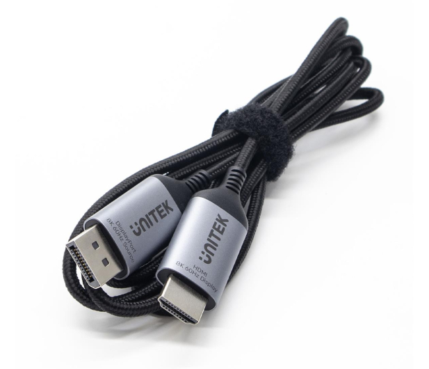 UNITEK DisplayPort 1.4 - HDMI 2.1 8K/60Hz 4K/120Hz 1.8m V1610A01 - 1280146 - zdjęcie